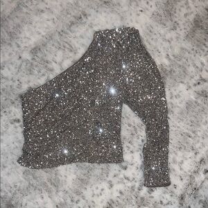 🆕Express- Sparkling One-Shoulder Top